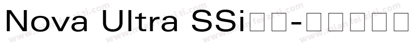 Nova Ultra SSi常规字体转换
